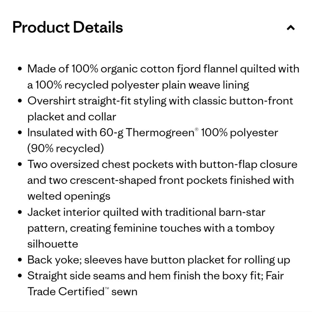 Patagonia Fjord Flannel Insulated Jacket - Picture 5 of 5